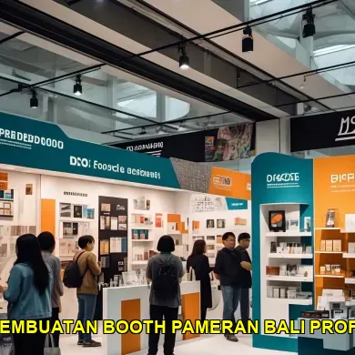 harga pembuatan booth pameran bali profesional